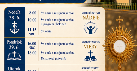 Obnova misií vo farnosti Kováčová