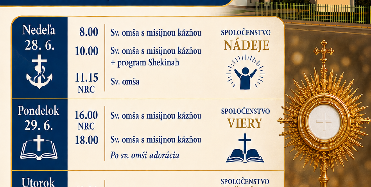 Obnova misií vo farnosti Kováčová